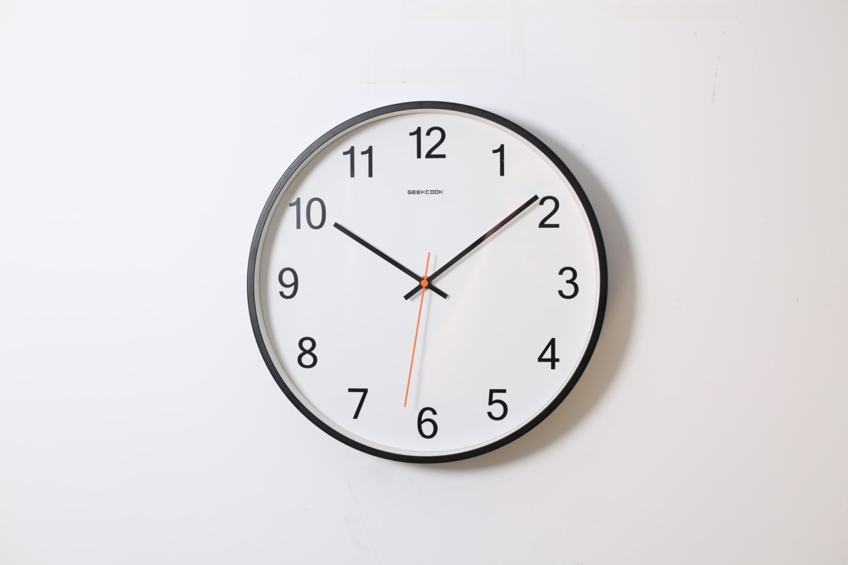 zegar ścienny - określany godziny po niemiecku